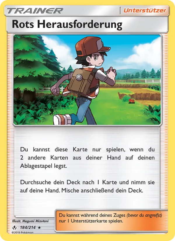 Karte Rots Herausforderung aus Kräfte im Einklang, Nummer 184/214