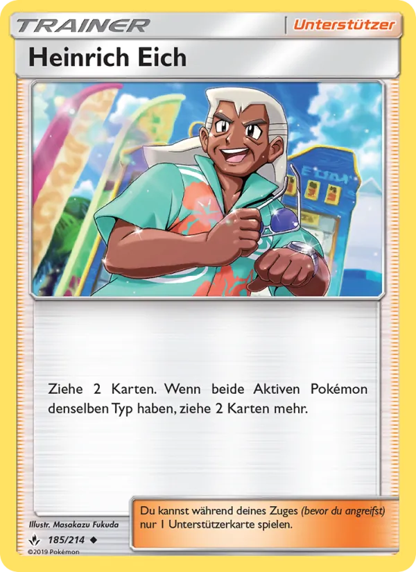 Karte Samson Eich aus Kräfte im Einklang, Nummer 185/214