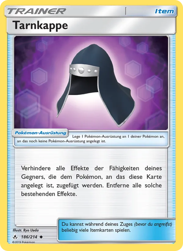 Karte Tarnkappe aus Kräfte im Einklang, Nummer 186/214
