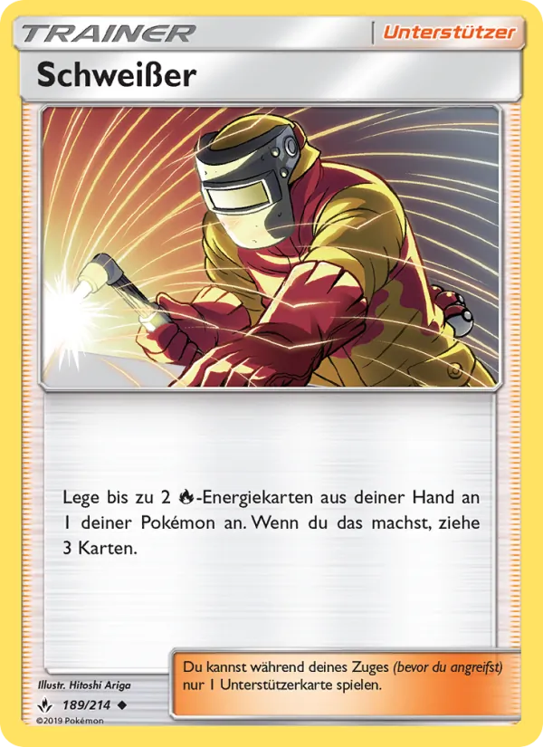 Karte Schweißer aus Kräfte im Einklang, Nummer 189/214