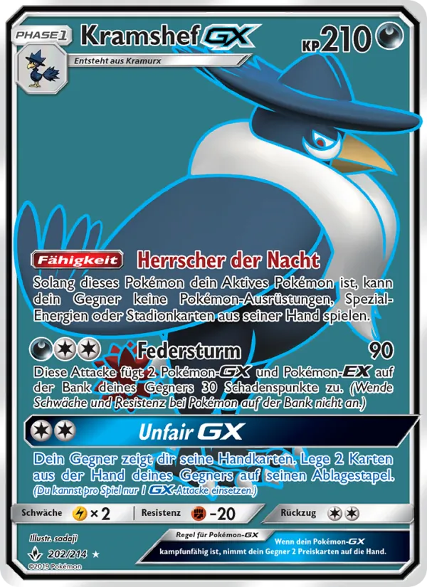 Karte Kramshef GX aus Kräfte im Einklang, Nummer 202/214