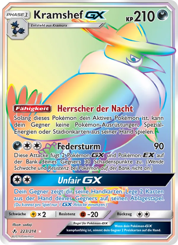 Karte Kramshef GX aus Kräfte im Einklang, Nummer 223/214