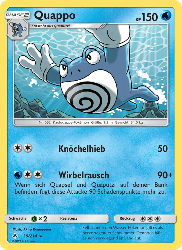 Karte Quappo aus Kräfte im Einklang, Nummer 39/214