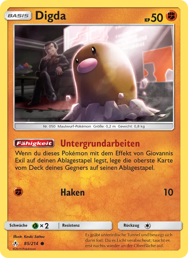 Karte Digda aus Kräfte im Einklang, Nummer 85/214