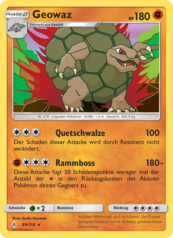 Karte Geowaz aus Kräfte im Einklang, Nummer 89/214