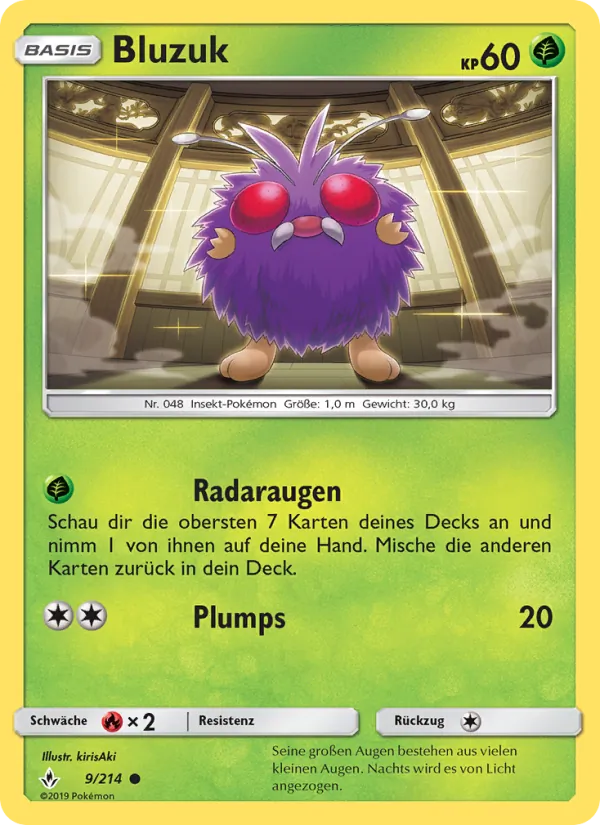 Karte Bluzuk aus Kräfte im Einklang, Nummer 9/214