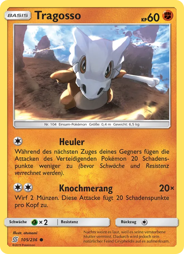 Karte Tragosso aus Bund der Gleichgesinnten, Nummer 105/236