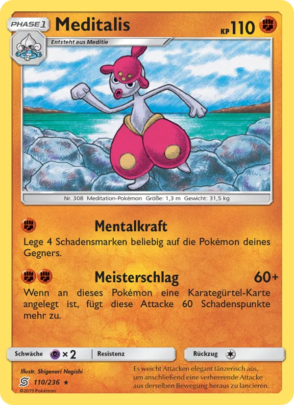Karte Meditalis aus Bund der Gleichgesinnten, Nummer 110/236