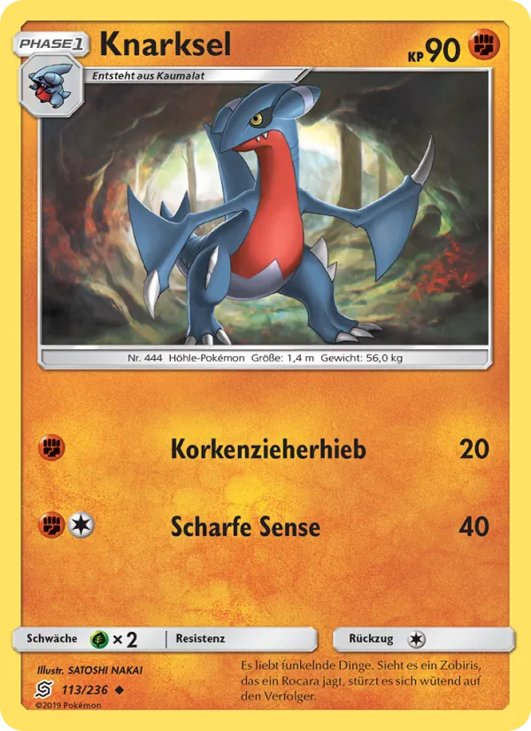 Karte Knarksel aus Bund der Gleichgesinnten, Nummer 113/236