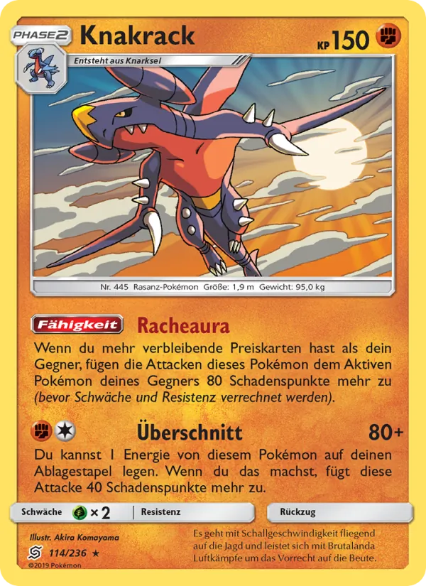 Karte Knakrack aus Bund der Gleichgesinnten, Nummer 114/236