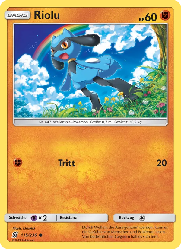 Karte Riolu aus Bund der Gleichgesinnten, Nummer 115/236