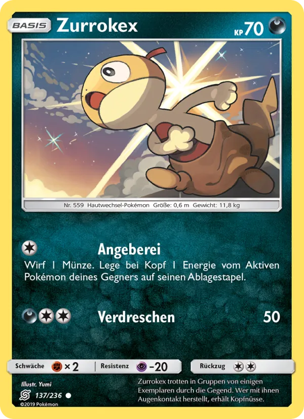 Karte Zurrokex aus Bund der Gleichgesinnten, Nummer 137/236
