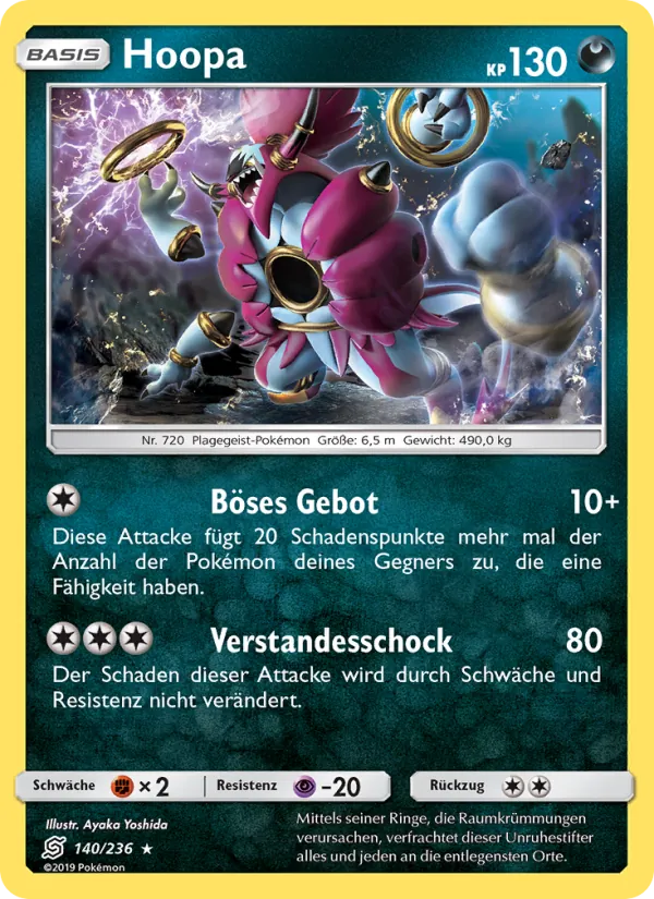 Karte Hoopa aus Bund der Gleichgesinnten, Nummer 140/236