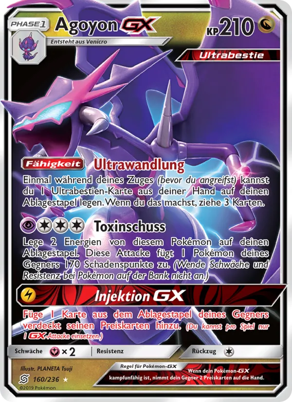 Karte Agoyon GX aus Bund der Gleichgesinnten, Nummer 160/236