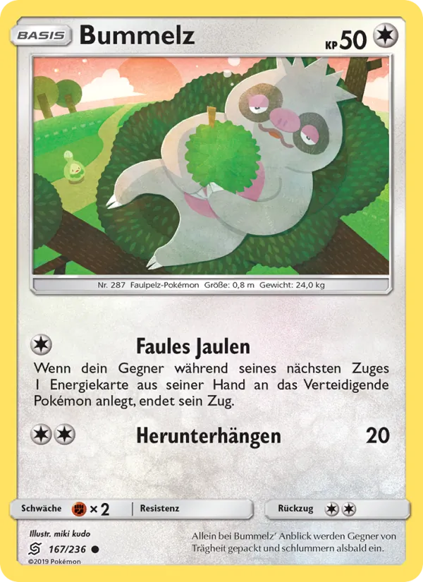 Karte Bummelz aus Bund der Gleichgesinnten, Nummer 167/236