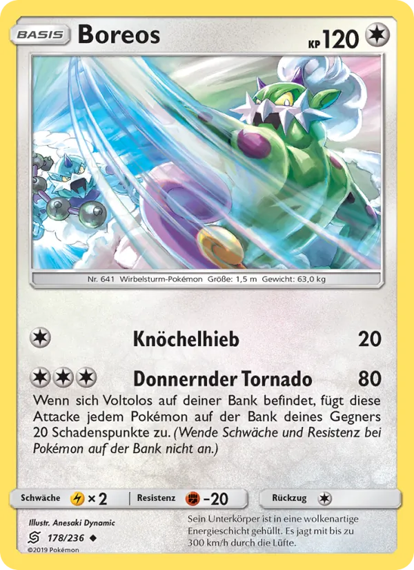 Karte Boreos aus Bund der Gleichgesinnten, Nummer 178/236