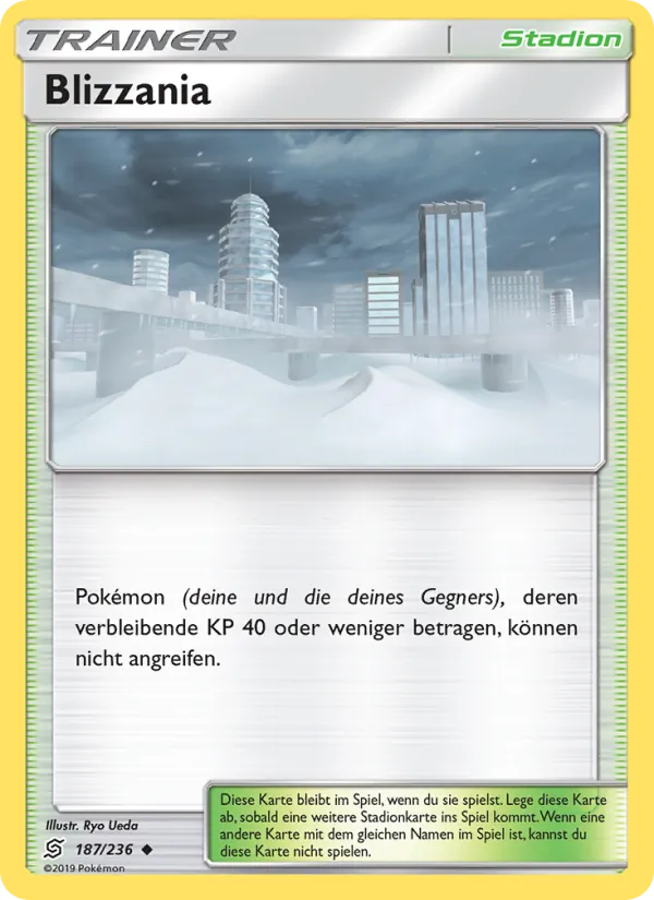 Karte Blizzania aus Bund der Gleichgesinnten, Nummer 187/236