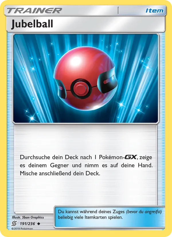 Karte Jubelball aus Bund der Gleichgesinnten, Nummer 191/236