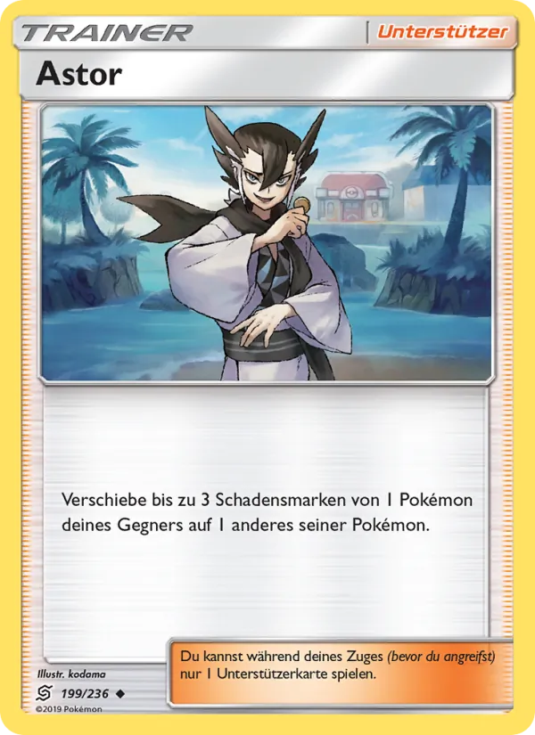 Karte Astor aus Bund der Gleichgesinnten, Nummer 199/236