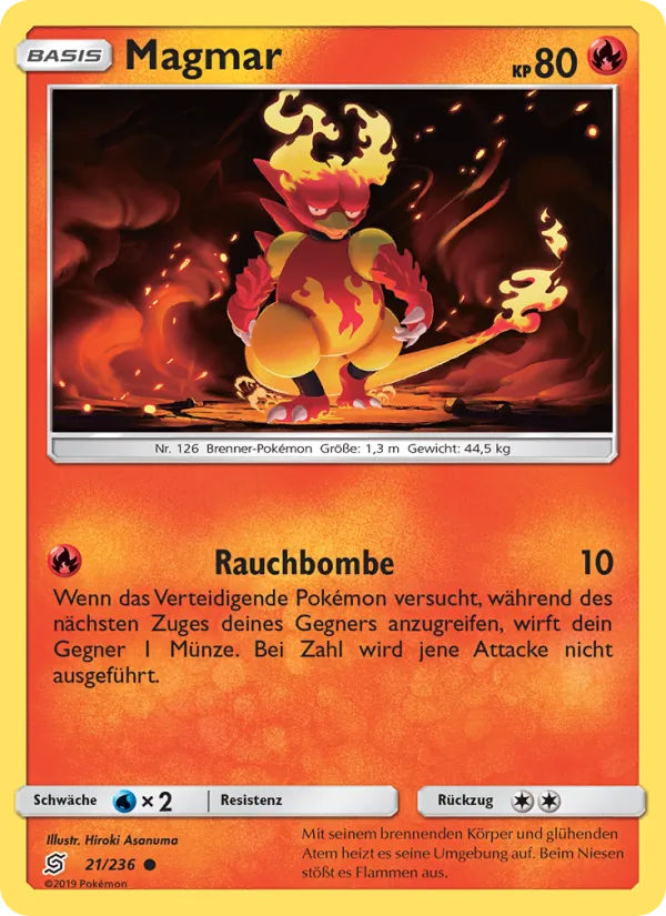 Karte Magmar aus Bund der Gleichgesinnten, Nummer 21/236