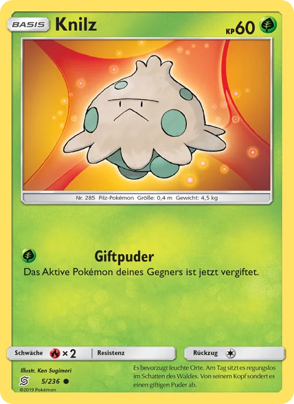 Karte Knilz aus Bund der Gleichgesinnten, Nummer 5/236