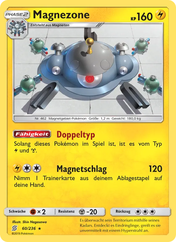 Karte Magnezone aus Bund der Gleichgesinnten, Nummer 60/236