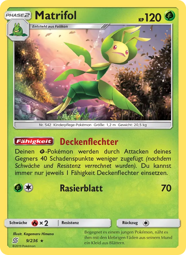 Karte Matrifol aus Bund der Gleichgesinnten, Nummer 9/236