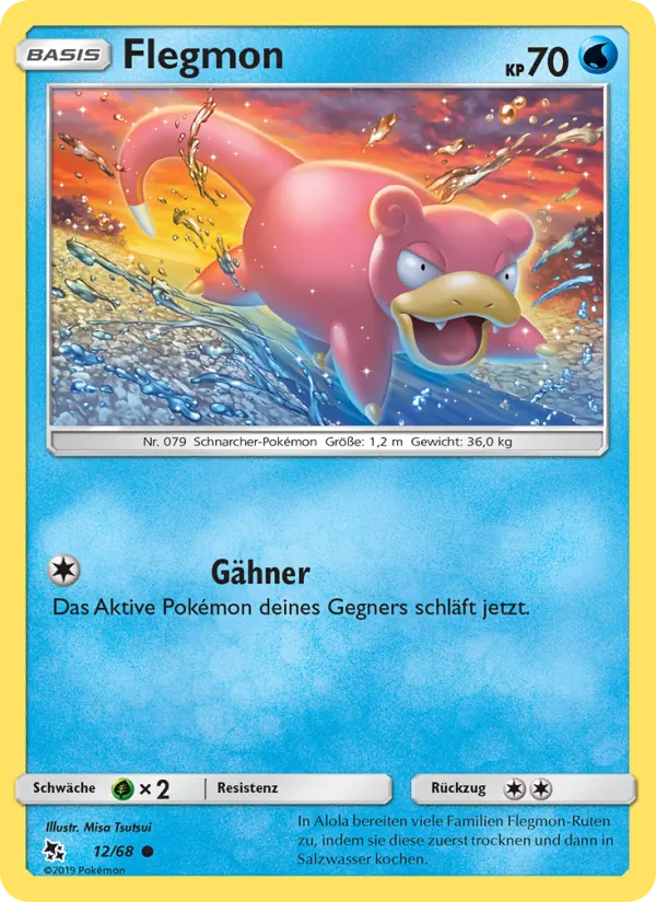 Karte Flegmon aus Verborgenes Schicksal, Nummer 12/68