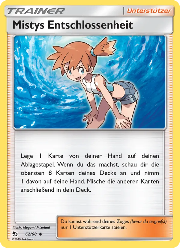 Karte Mistys Entschlossenheit aus Verborgenes Schicksal, Nummer 62/68