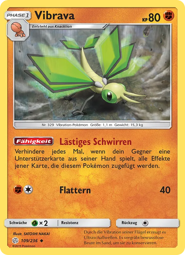 Karte Vibrava aus Welten im Wandel, Nummer 109/236