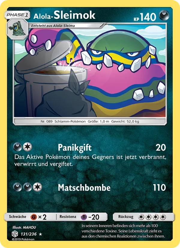 Karte Alola-Sleimok aus Welten im Wandel, Nummer 131/236