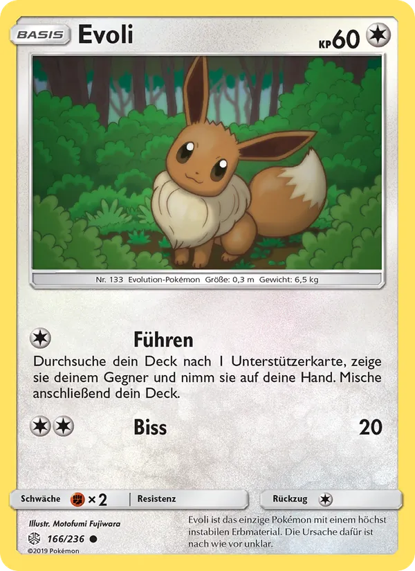 Karte Evoli aus Welten im Wandel, Nummer 166/236