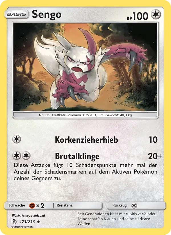Karte Sengo aus Welten im Wandel, Nummer 173/236