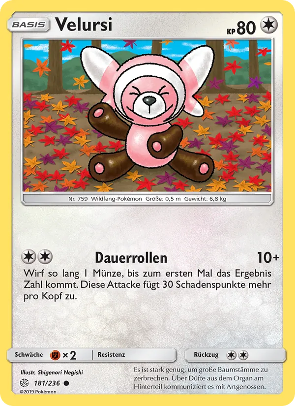 Karte Velursi aus Welten im Wandel, Nummer 181/236
