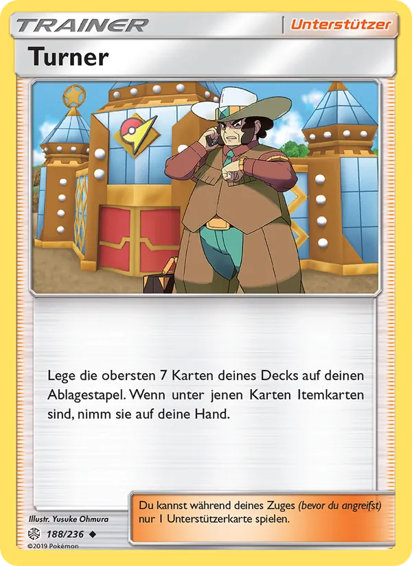 Karte Turner aus Welten im Wandel, Nummer 188/236