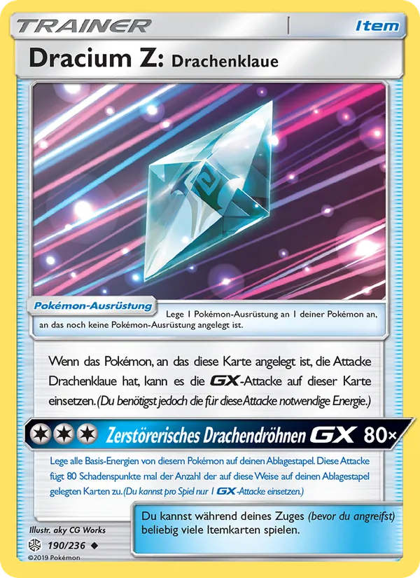 Karte Dracium Z: Drachenklaue aus Welten im Wandel, Nummer 190/236