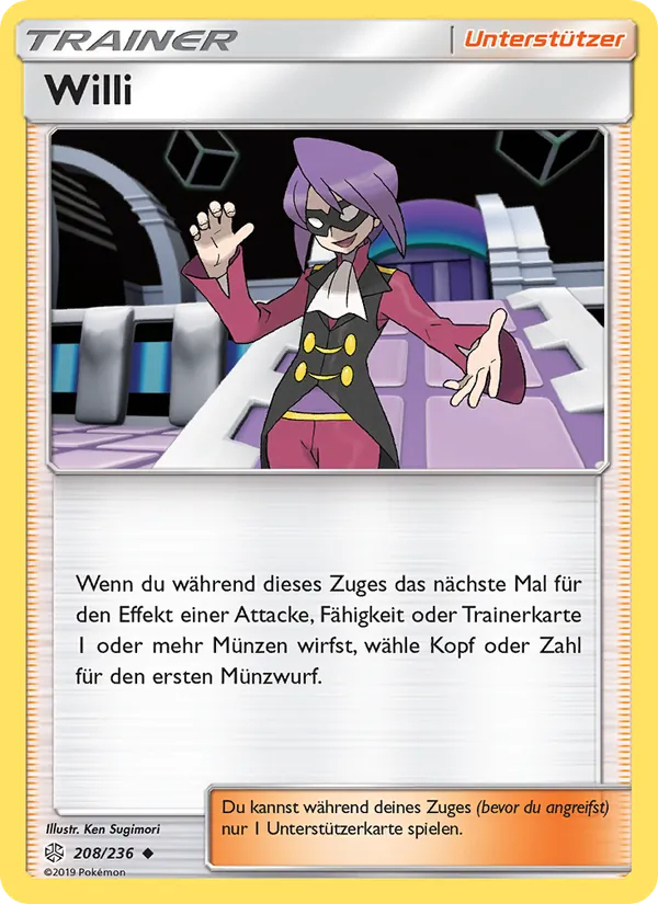 Karte Willi aus Welten im Wandel, Nummer 208/236
