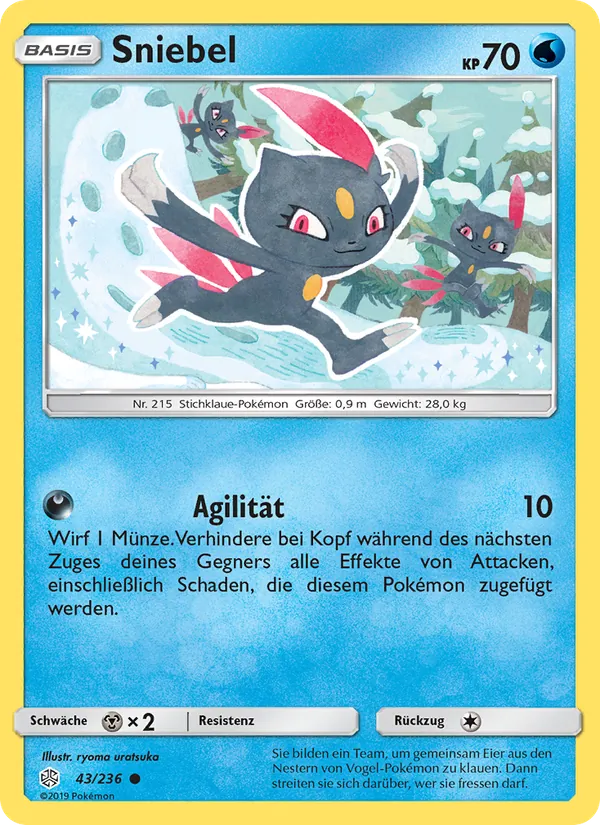 Karte Sniebel aus Welten im Wandel, Nummer 43/236