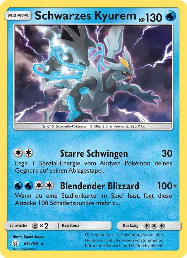 Karte Schwarzes Kyurem aus Welten im Wandel, Nummer 61/236