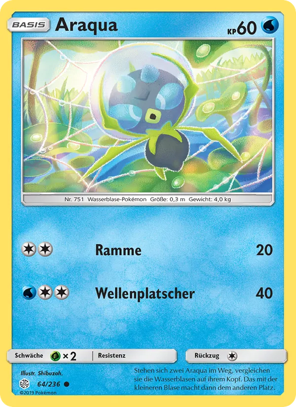 Karte Araqua aus Welten im Wandel, Nummer 64/236