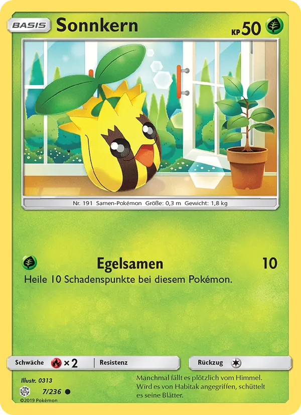 Karte Sonnkern aus Welten im Wandel, Nummer 7/236