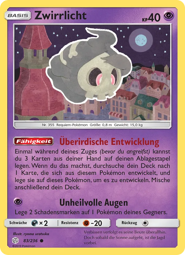 Karte Zwirrlicht aus Welten im Wandel, Nummer 83/236