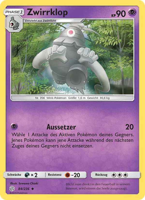 Karte Zwirrklop aus Welten im Wandel, Nummer 84/236