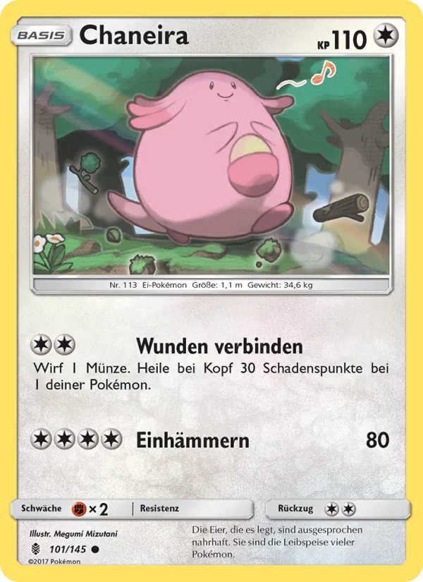 Karte Chaneira aus Stunde der Wächter, Nummer 101/145
