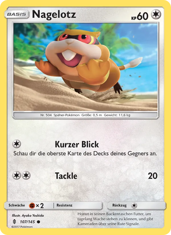 Karte Nagelotz aus Stunde der Wächter, Nummer 107/145