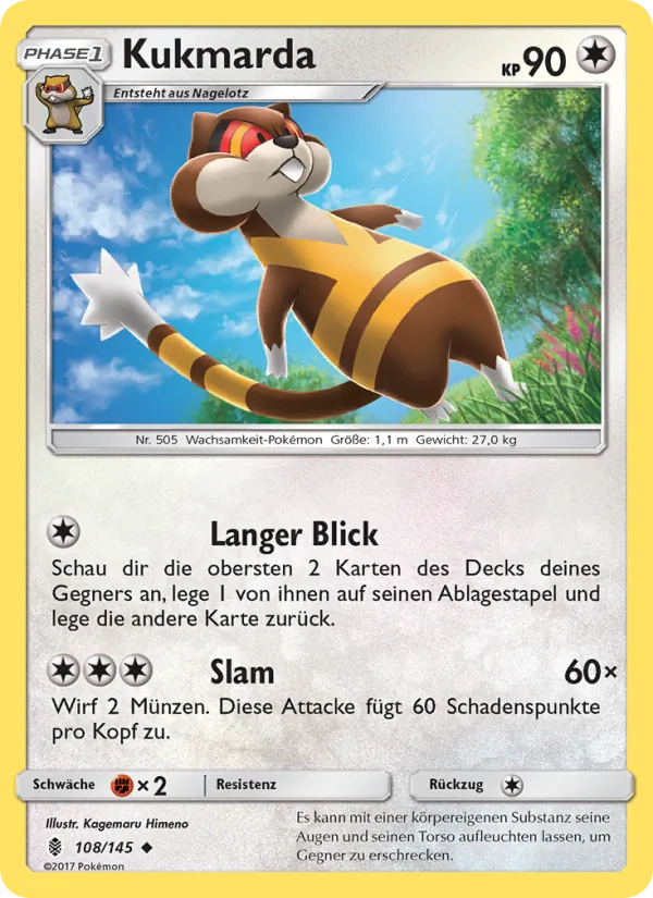 Karte Kukmarda aus Stunde der Wächter, Nummer 108/145
