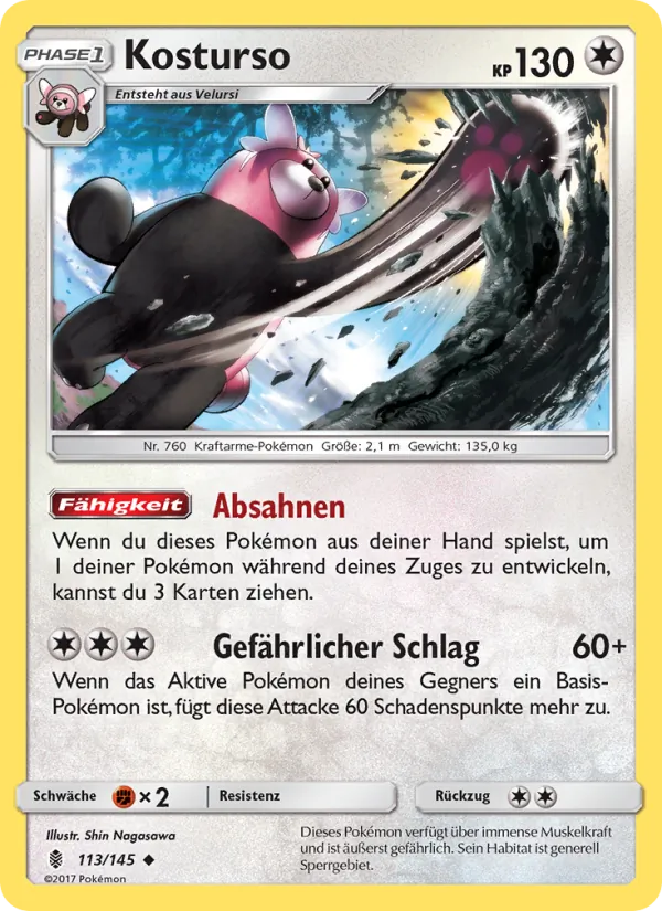 Karte Kosturso aus Stunde der Wächter, Nummer 113/145