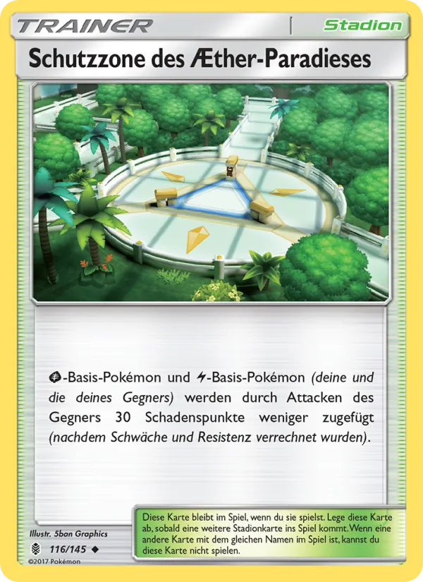 Karte Schutzzone des Æther-Paradieses aus Stunde der Wächter, Nummer 116/145