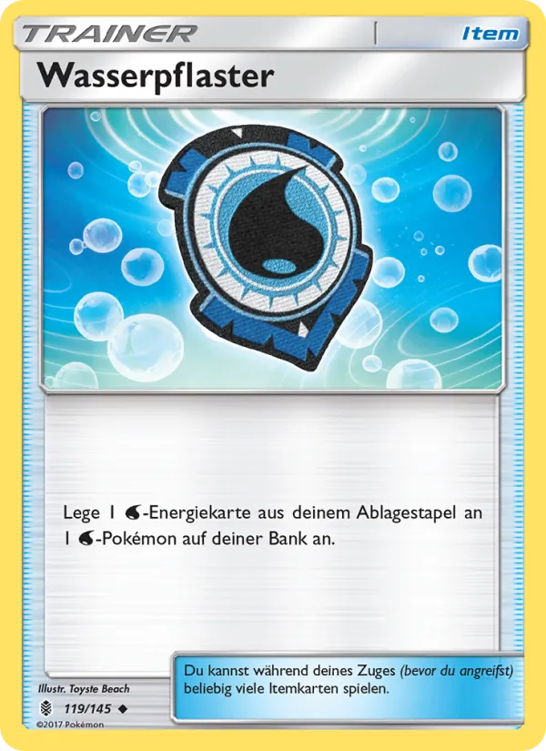 Karte Wasserpflaster aus Stunde der Wächter, Nummer 119/145