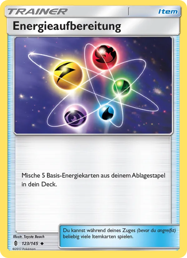 Karte Energieaufbereitung aus Stunde der Wächter, Nummer 123/145